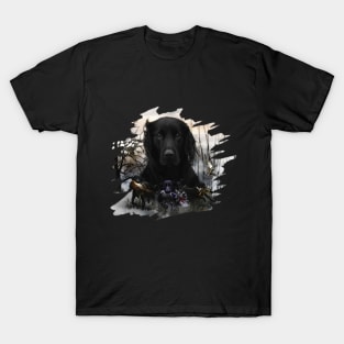 Black Golden Retriever T-Shirt